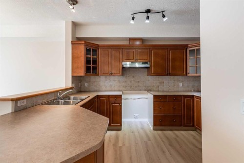 307-29 River Ridge Drive Nw, Medicine Hat, AB - Indoor Photo Showing Kitchen With Double Sink