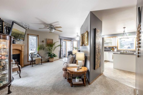 512 11 Street, Dunmore, AB - Indoor With Fireplace