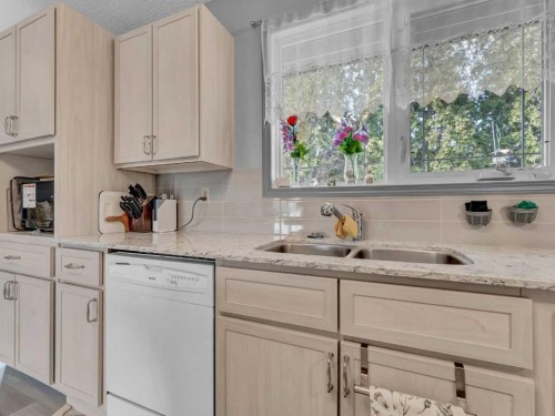 2 Rae Crescent Se, Medicine Hat, AB - Indoor Photo Showing Kitchen With Double Sink