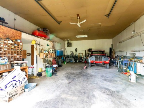 12228 Range Road 64, Rural Cypress County, AB - Indoor Photo Showing Garage