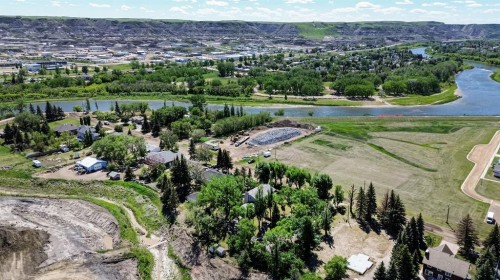 150 9 Street Nw, Drumheller, AB - Outdoor With View