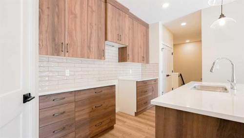 240 Parkview Lane West, Bow Island, AB - Indoor Photo Showing Kitchen With Double Sink