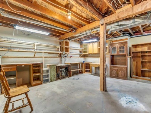 45 Walsh Street, Irvine, AB - Indoor Photo Showing Basement