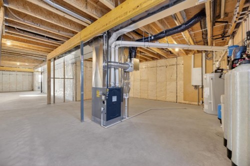 33080 Range Road 61, Rural Mountain View County, AB - Indoor Photo Showing Basement
