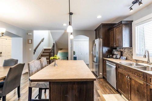 8 Terrace Circle Ne, Medicine Hat, AB - Indoor Photo Showing Kitchen With Double Sink
