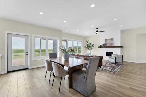34-12320 Range Road 72, Rural Cypress County, AB - Indoor Photo Showing Dining Room