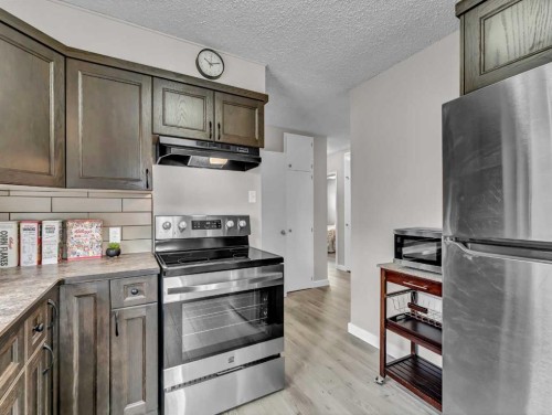 166 Mitchell Crescent Nw, Medicine Hat, AB - Indoor Photo Showing Kitchen With Stainless Steel Kitchen