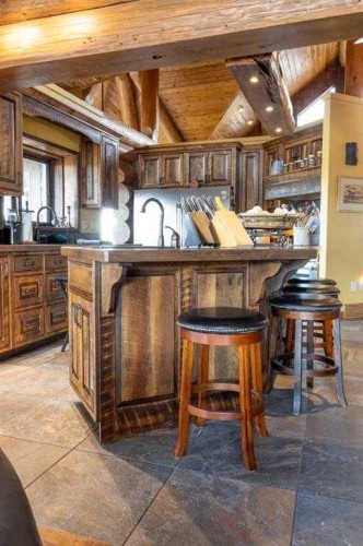 21468 Range Road 13, Bindloss, AB - Indoor Photo Showing Kitchen