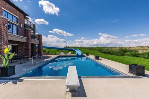 2-12016 Range Road 61A, Rural Cypress County, AB - Outdoor With In Ground Pool