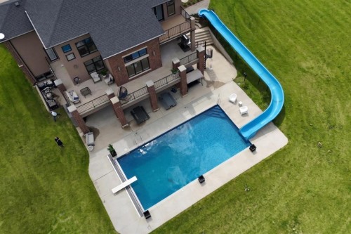 2-12016 Range Road 61A, Rural Cypress County, AB - Outdoor With In Ground Pool With Deck Patio Veranda