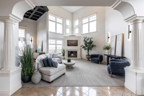 2-12016 Range Road 61A, Rural Cypress County, AB - Indoor With Fireplace