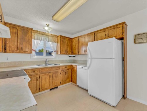 39 Rae Crescent Se, Medicine Hat, AB - Indoor Photo Showing Kitchen With Double Sink