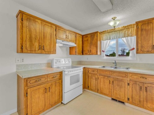 39 Rae Crescent Se, Medicine Hat, AB - Indoor Photo Showing Kitchen With Double Sink