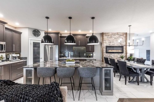 936 Maskell Place Se, Redcliff, AB - Indoor Photo Showing Kitchen With Stainless Steel Kitchen With Upgraded Kitchen