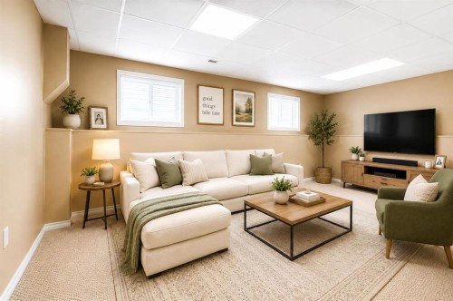 107 Sprague Way Se, Medicine Hat, AB - Indoor Photo Showing Living Room