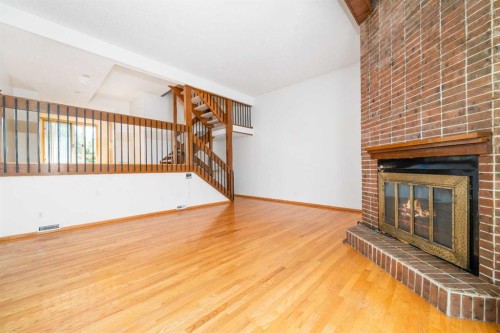 91 3 Street Se, Medicine Hat, AB - Indoor With Fireplace