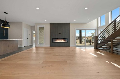 935 Maskell Place Se, Redcliff, AB - Indoor With Fireplace