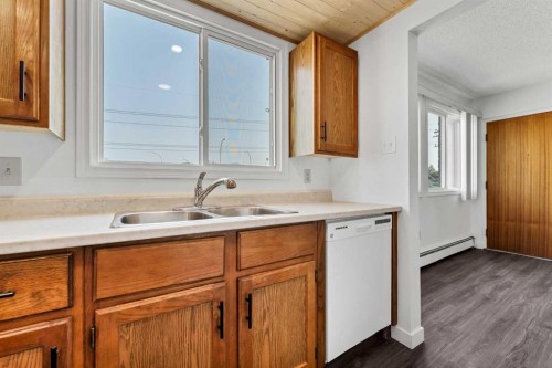 211-1051 3 Street Nw, Medicine Hat, AB - Indoor Photo Showing Kitchen With Double Sink