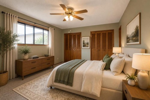 80 Carry Crescent Se, Medicine Hat, AB - Indoor Photo Showing Bedroom