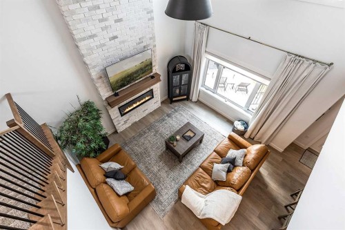 21 Hamptons Gate Se, Medicine Hat, AB - Indoor With Fireplace