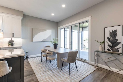 57 Hamptons Gate Se, Medicine Hat, AB - Indoor Photo Showing Dining Room