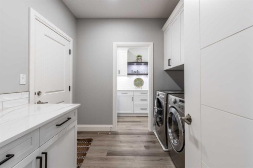 57 Hamptons Gate Se, Medicine Hat, AB - Indoor Photo Showing Laundry Room