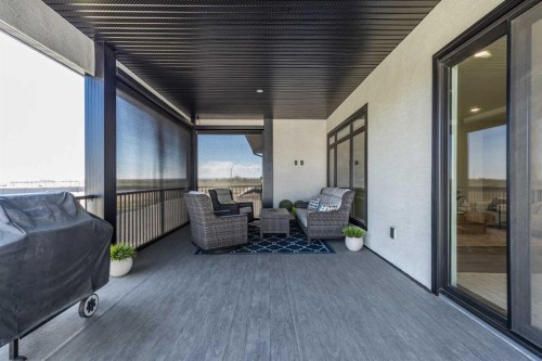 57 Hamptons Gate Se, Medicine Hat, AB - Outdoor With Deck Patio Veranda With Exterior