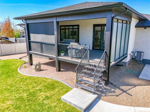 57 Hamptons Gate Se, Medicine Hat, AB - Outdoor With Deck Patio Veranda