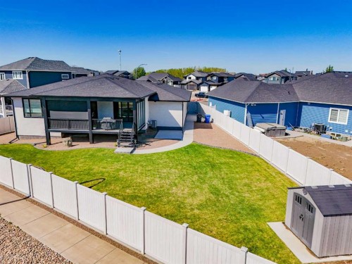 57 Hamptons Gate Se, Medicine Hat, AB - Outdoor With Deck Patio Veranda