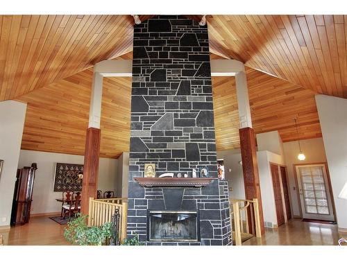 4 Cascade Court, Banff, AB - Indoor With Fireplace