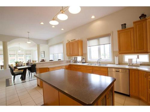 102 Appleyard Cove, Hinton, AB - Indoor Photo Showing Kitchen With Double Sink