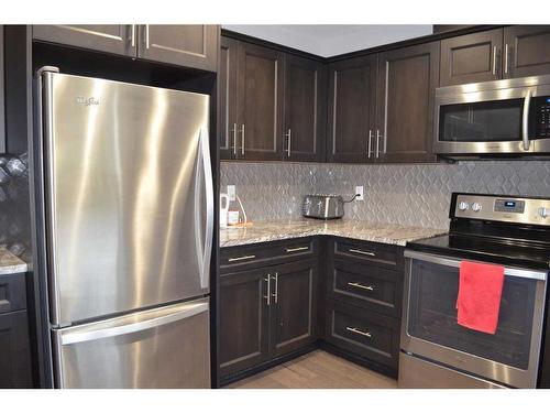 194077 Township Road 643, Rural Athabasca County, AB - Indoor Photo Showing Kitchen With Stainless Steel Kitchen With Upgraded Kitchen