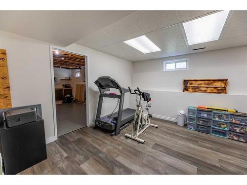 306 Seabolt Estates, Rural Yellowhead County, AB - Indoor Photo Showing Gym Room