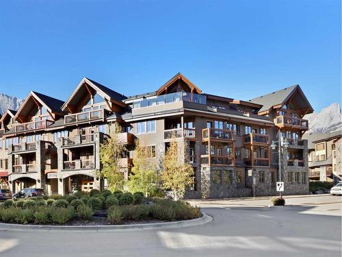 304-505 Spring Creek Drive, Canmore, AB - Outdoor With Facade
