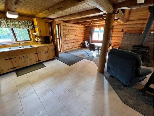 50423A Highway 16, Rural Yellowhead County, AB - Indoor With Fireplace
