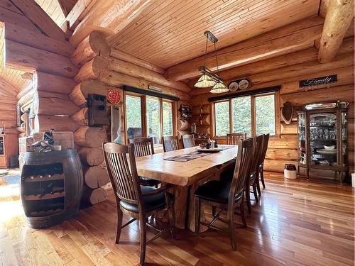 583030B Range Road 121, Rural Woodlands County, AB - Indoor Photo Showing Dining Room