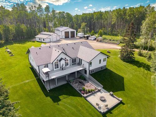 590083 Range Road 114, Rural Woodlands County, AB - Outdoor With Deck Patio Veranda With View
