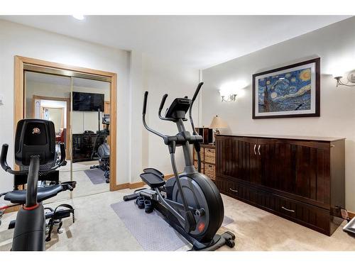 106 Lougheed Circle, Banff, AB - Indoor Photo Showing Gym Room