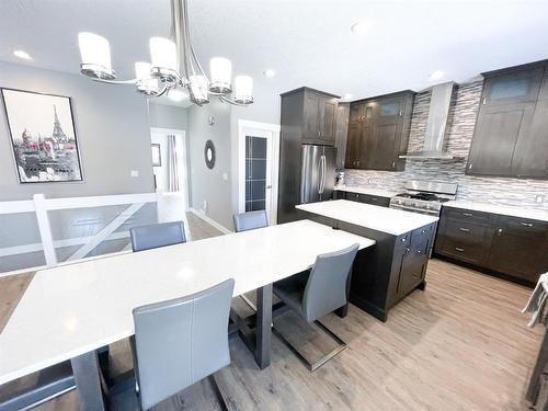 4714 Sakwatamau Drive, Whitecourt, AB - Indoor Photo Showing Kitchen With Upgraded Kitchen