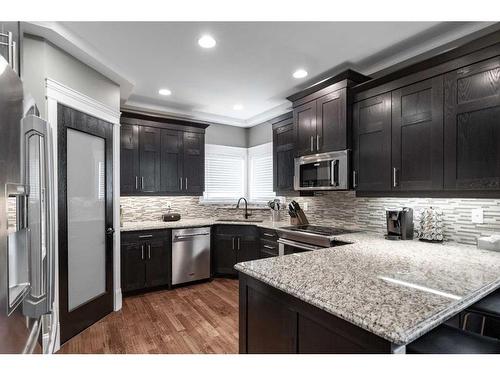 4123 Flats Road, Whitecourt, AB - Indoor Photo Showing Kitchen With Upgraded Kitchen
