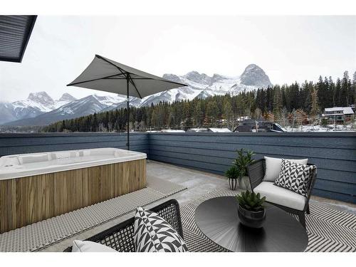 274 C&D Three Sisters Drive, Canmore, AB - Outdoor With Deck Patio Veranda