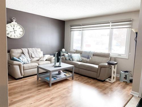 4716 56A Avenue, Whitecourt, AB - Indoor Photo Showing Living Room