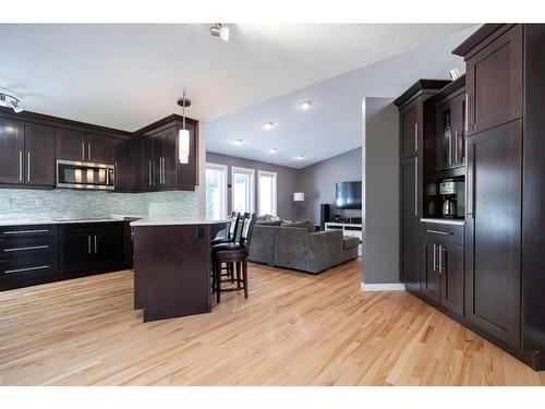 34 Ravine Drive, Whitecourt, AB - Indoor Photo Showing Kitchen With Upgraded Kitchen