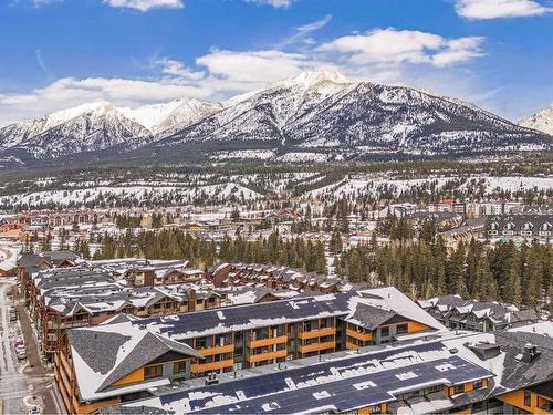 302-1105 Spring Creek Drive, Canmore, AB - Outdoor With View