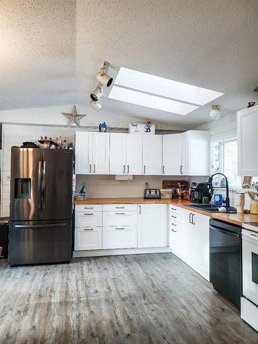 54219A Range Road 172, Rural Yellowhead County, AB - Indoor Photo Showing Kitchen With Double Sink