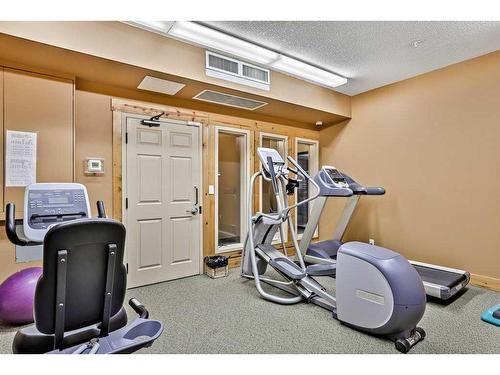 313-155 Crossbow Place, Canmore, AB - Indoor Photo Showing Gym Room