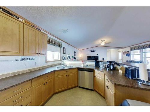 2727 Jackson Street, Wabasca, AB - Indoor Photo Showing Kitchen With Double Sink