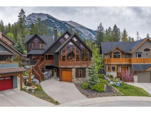 220 Eagle Point, Canmore, AB - Outdoor With Deck Patio Veranda With Facade