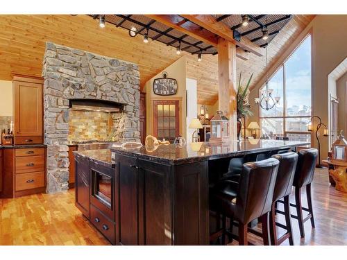 220 Eagle Point, Canmore, AB - Indoor With Fireplace