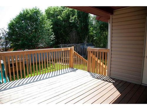 49 Skaggs Crossing, Whitecourt, AB - Outdoor With Deck Patio Veranda With Backyard